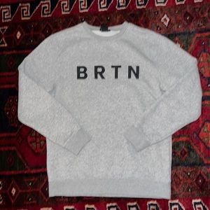 Burton man’s grey crew size L